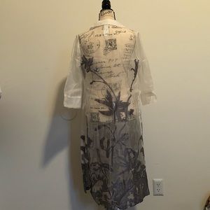 Brand: Chico’s Travelers, overcoat/ jacket size 0